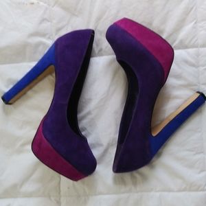 Steve Madden Colorblock Platform Stilettos